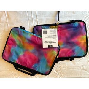 GILI Love Rainbow Convertible Compression Packing Cubes Set of 2 NWT